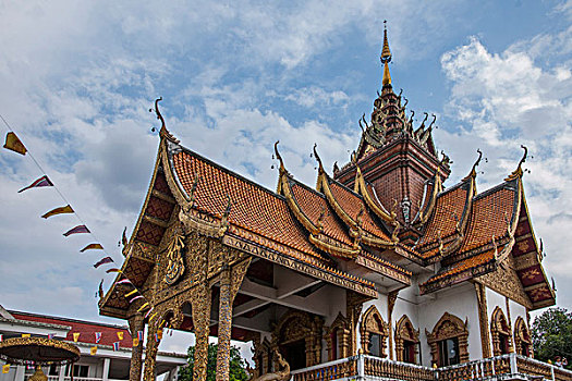 泰国清迈古城布帕兰寺