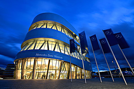 奔驰博物馆,奔驰,斯图加特,巴登符腾堡,德国,欧洲