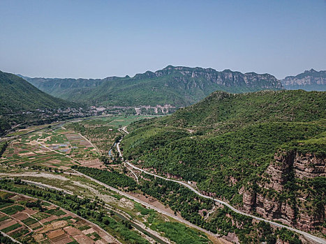 河南林州,太行山区自然风光