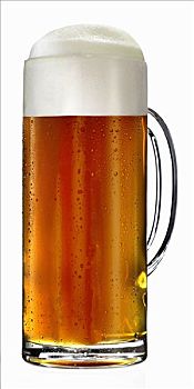 德国,啤酒,大酒杯