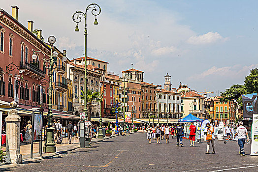餐馆,咖啡馆,广场,胸罩,维罗纳,威尼托,意大利,欧洲