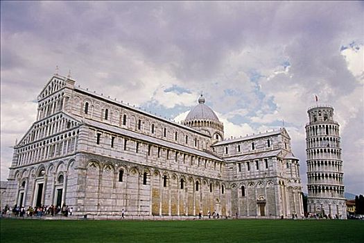 中央教堂,斜塔,比萨,意大利