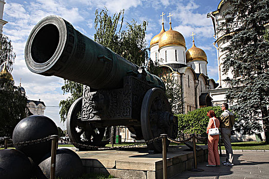俄罗斯,莫斯科,克里姆林宫,皇帝,大炮