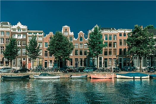 阿姆斯特丹,运河,特色,房子,荷兰