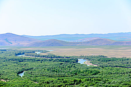 额尔古纳根河湿地