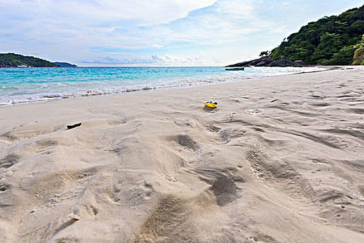 沙子,海滩,斯米兰群岛,泰国