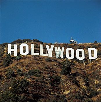 好莱坞,标识,洛杉矶,加利福尼亚,美国,北美