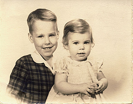 男孩,女孩,头像,早,20世纪60年代