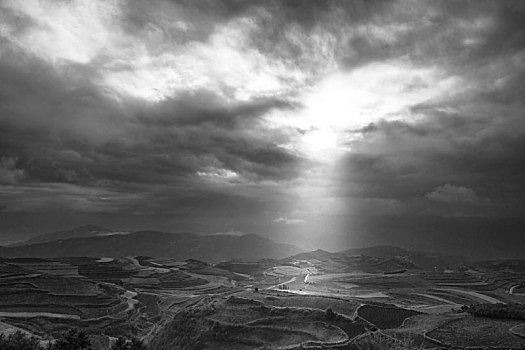 东川红土地的光,景,人