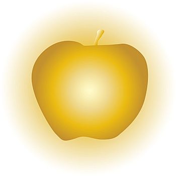金色,苹果