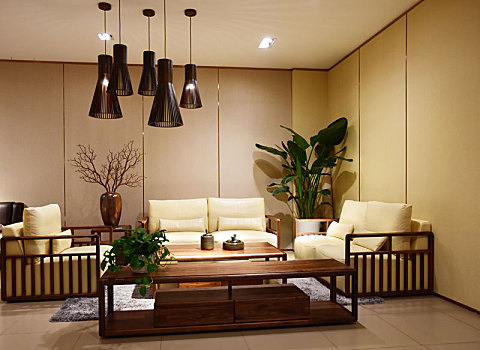 新中式风格的客厅