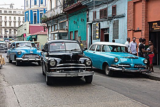 古巴,哈瓦那,老城,街景