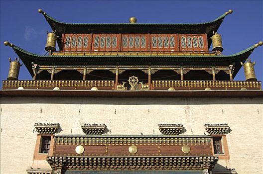 寺庙,寺院,乌兰巴托,蒙古