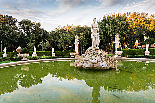 维纳斯,喷泉,公园,别墅,罗马,拉齐奥,意大利,欧洲