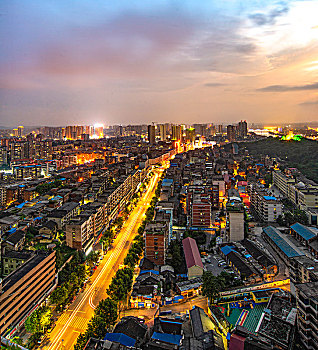 湖南邵阳夜景