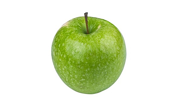 绿色,澳洲青苹果,苹果,白色背景,背景