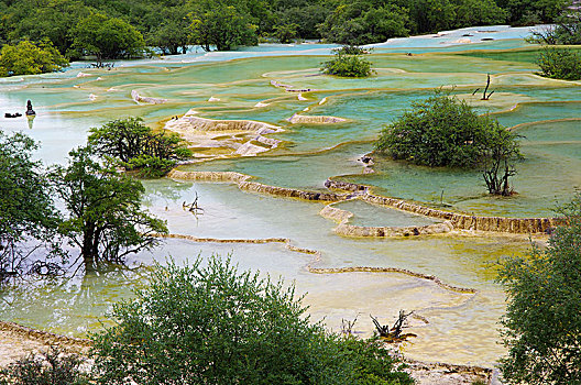 四川黄龙自然风光