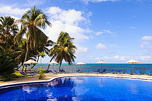 游泳池,普拉兰岛,塞舌尔