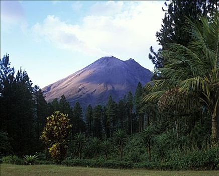 景色,阿雷纳尔,火山,哥斯达黎加