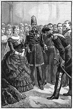 沙阿,波斯,展示,套装,维多利亚皇后,温莎公爵,19世纪,艺术家,未知