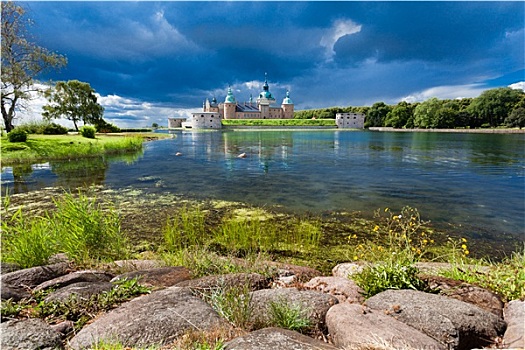历史,城堡,瑞典,斯堪的纳维亚,欧洲,地标