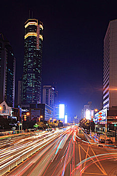 深圳赛格电子大厦夜景