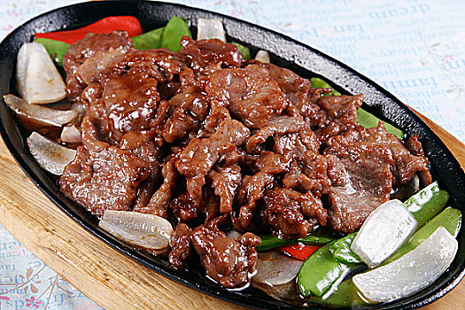 铁板牛肉图片