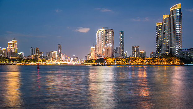 夜景,地标建筑