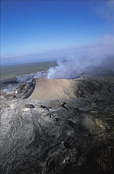 基拉韦厄火山,蒸汽,夏威夷,国家,夏威夷大岛