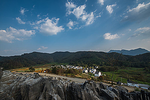 黄山市黟县西递石林风光