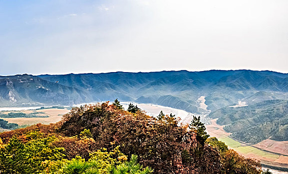 吉林省图们市日光山建筑景观