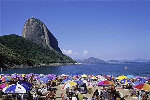 甜面包山,红色,海滩,里约热内卢,巴西