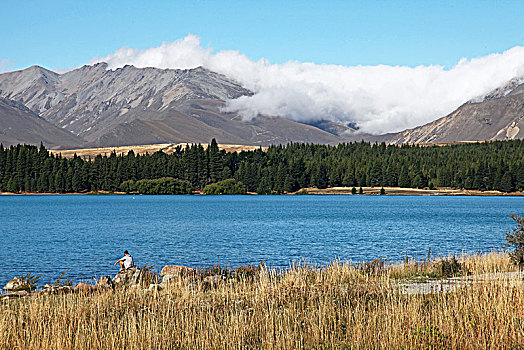 新西兰第卡波湖景区