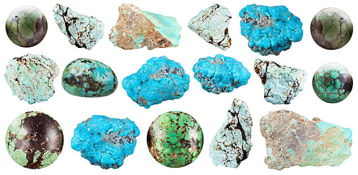 珠子,老,绿色,青绿色,矿物质,宝石