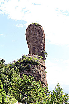 河北承德棒槌山风光