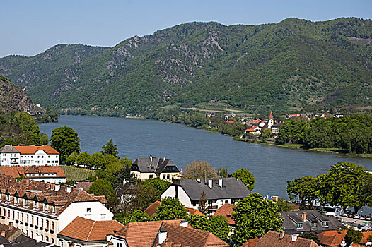 多瑙河,山谷,奥地利
