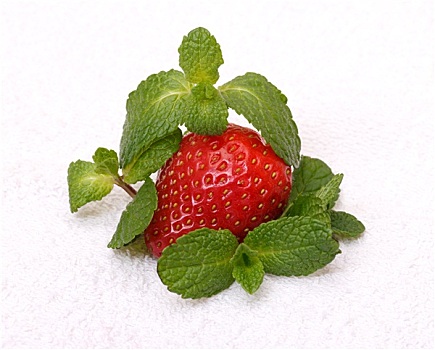 草莓,薄荷味