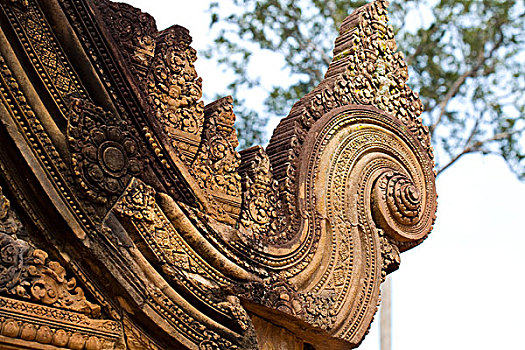 柬埔寨吴哥女皇宫