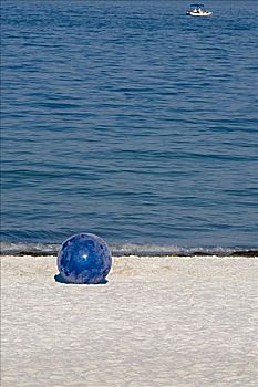 水皮球,海滩,彼得斯堡,佛罗里达,美国