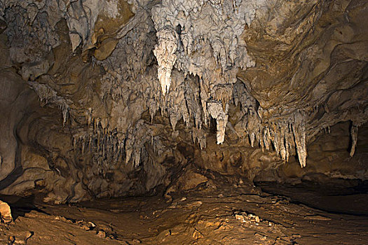 滴水石洞,洞穴,攀牙,泰国,东南亚