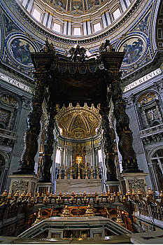 圣彼得大教堂,梵蒂冈城,罗马,意大利