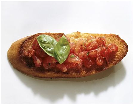 烤面包,西红柿,托斯卡纳,意大利