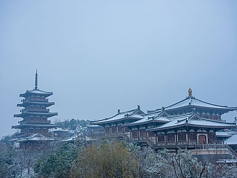 唐城影视基地古建筑场景