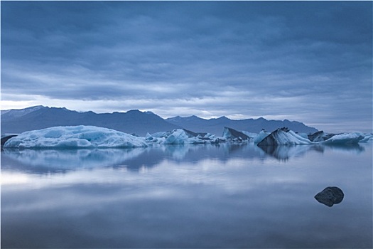 风景,冰,杰古沙龙湖,冰岛