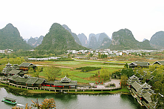 桂林丽江风雨桥