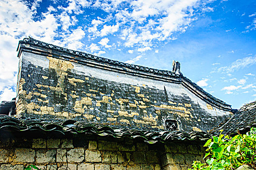 古建筑砖墙