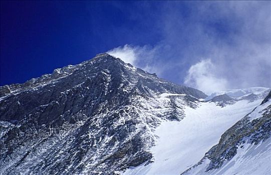 南,顶峰,珠穆朗玛峰,风景,脸,喜马拉雅山,尼泊尔
