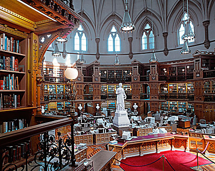 图书馆,国会大厦,渥太华,安大略省,加拿大