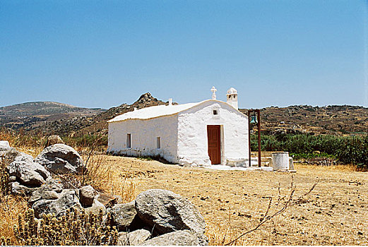 教堂,纳克索斯岛,希腊