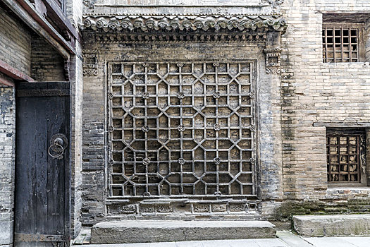 古建筑砖雕影壁,中国山西省晋城市天官王府景区樊家庄园